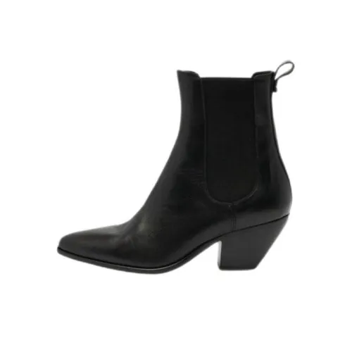 Sandro Ankle Length Chelsea Boots Women's Black