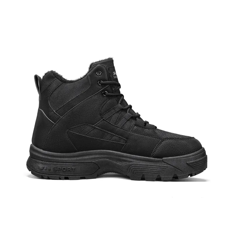Binary Short Martin Boot 5.5CM Men's Black-1