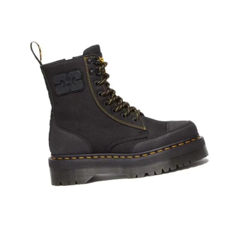 Dr. Martens Jadon Nylon Platform Boots Ganni-1