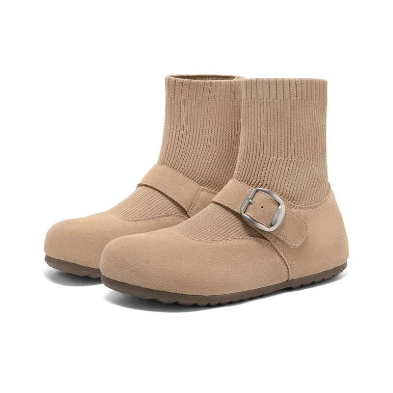 BELLE Ankle Boots 3cm Women's Gray-21
