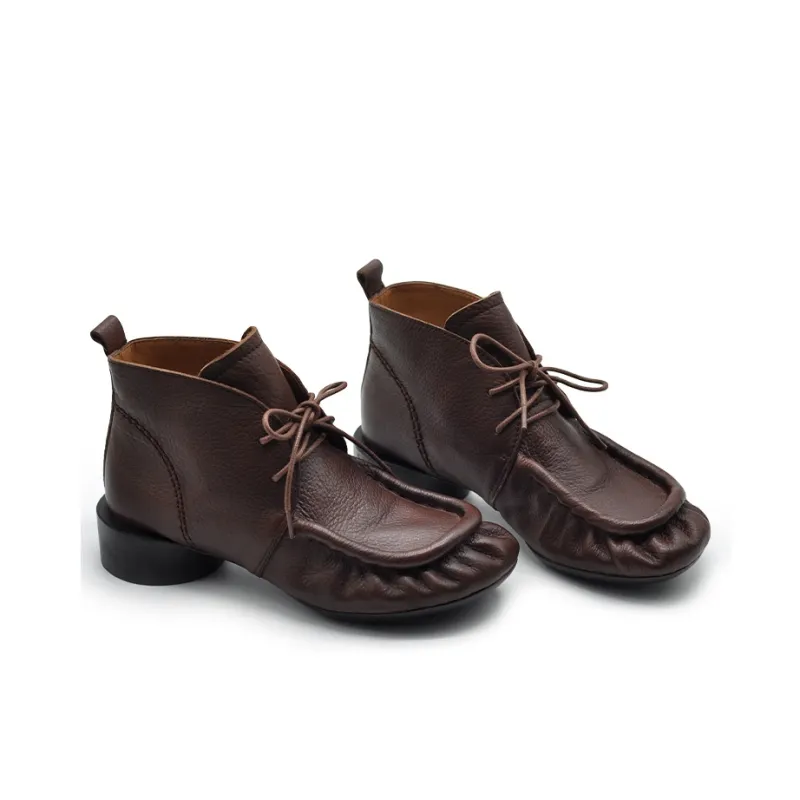 ARTMU Ankle Boots Women's Brown/Black-3