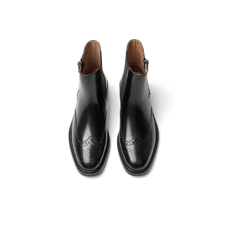 Beau Today Soft-Soled Buffalo Leather Chelsea Boots 3.6cm Women's-17