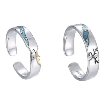 KOOGIS 925 Sterling Silver Rings Unisex