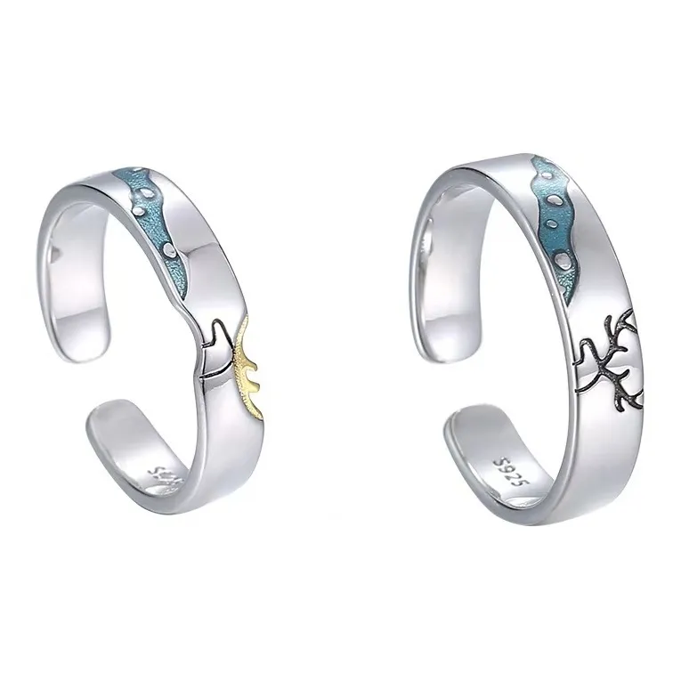KOOGIS 925 Sterling Silver Rings Unisex-0