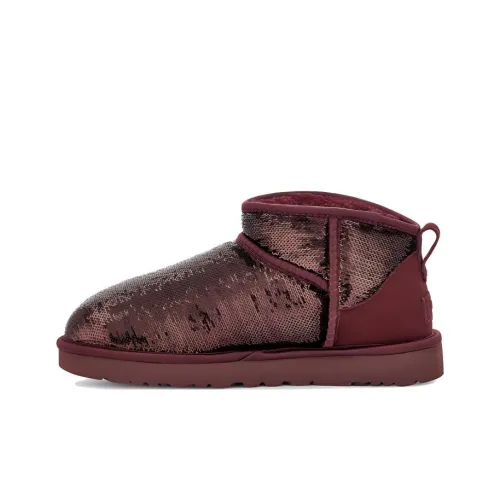 UGG Classic Ultra Mini Boot Mirror Ball Wild Grape Women's