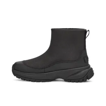 UGG Yose Zip Fleece Lined Snow Boots Black Women's