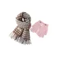 Scarf+Pink Thermal Gloves