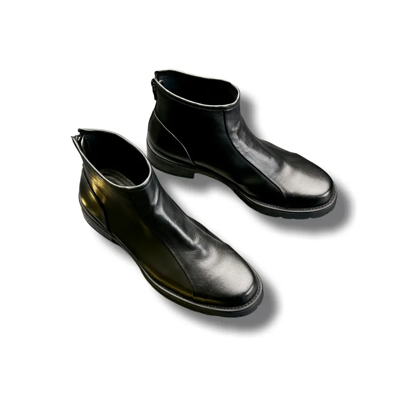 Brounvanm Ankle Boots Men's Black-6