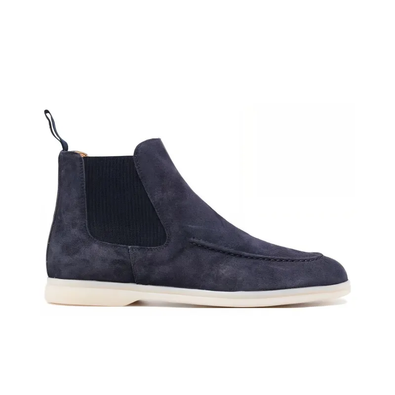 SCAROSSO Eugenia Suede Chelsea Boots Women's-1