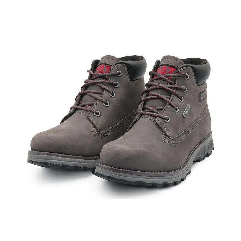 CAT Slip Resistant Ankle Length Outdoor Boots Men's Gray-1