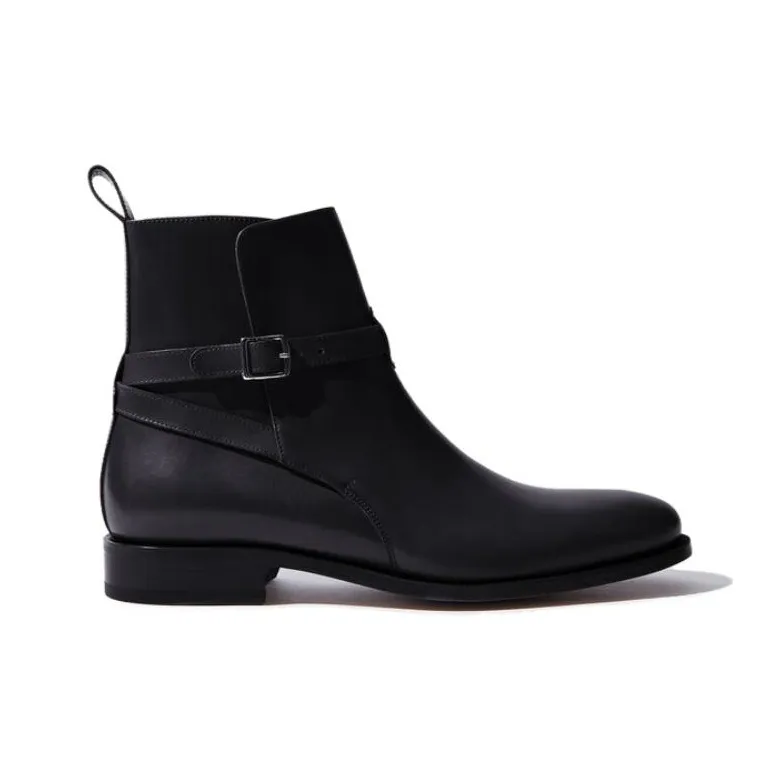 SCAROSSO Buckled Ankle Boots-1