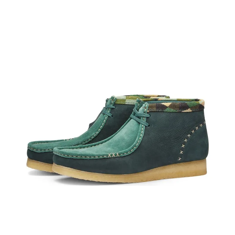 Clarks Originals Wallabee END. Artisan Craft Green-1