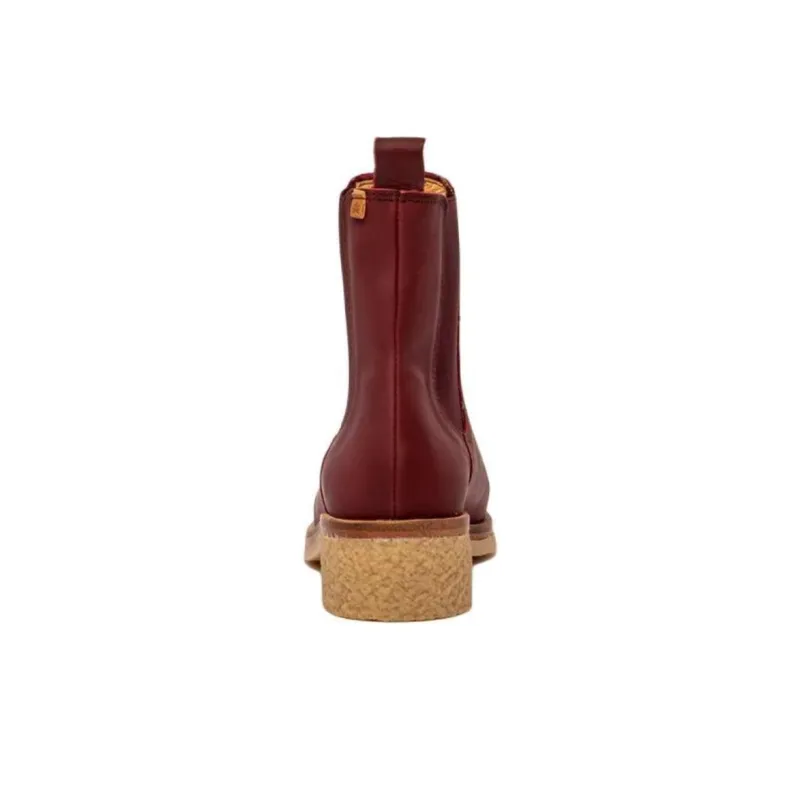 El Naturalista IRATI Short Chelsea Boots 4cm Women's Burgundy-3