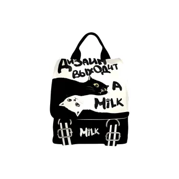 AOSONG Suede Tech Fabric Backpack Regular Unisex Multicolor