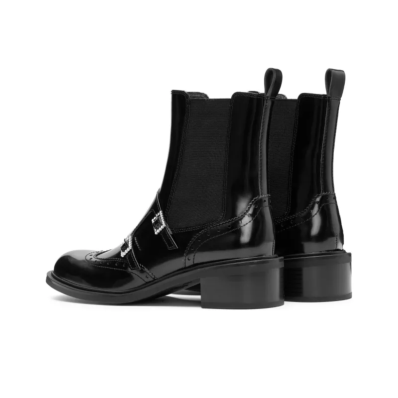 Staccato British Nocturne Short Chelsea Boots Women's-2