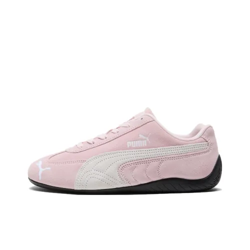 PUMA Speedcat Anti Slip Wear Resistant Low Top Casual Shoes Women's Pink White