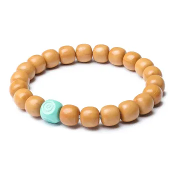 Honki Monkey Head Walnut Bracelets Unisex