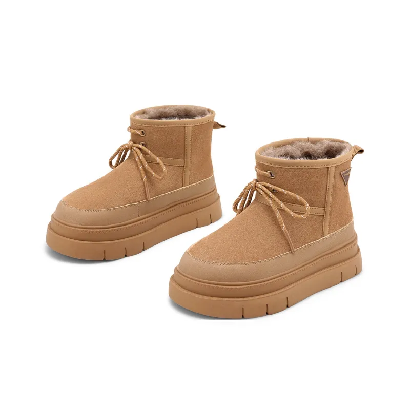 C°BANNER Warm Wear Resistant Cushioning For Height Increase Coverage 10.5cm Snow Boots Women's-4
