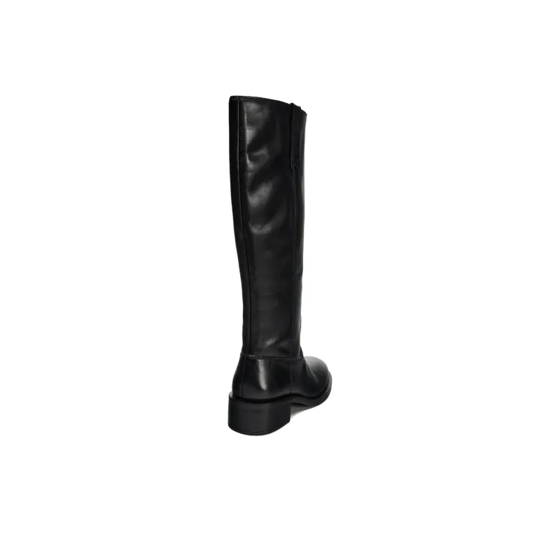 ZARA Knee-high Boots Women's Black-4