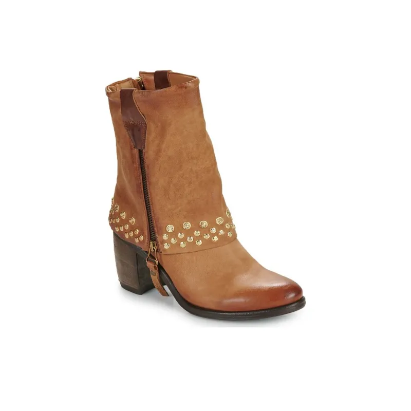 AirStep AS98 Ankle Boots 7.0cm Women's Brown-1