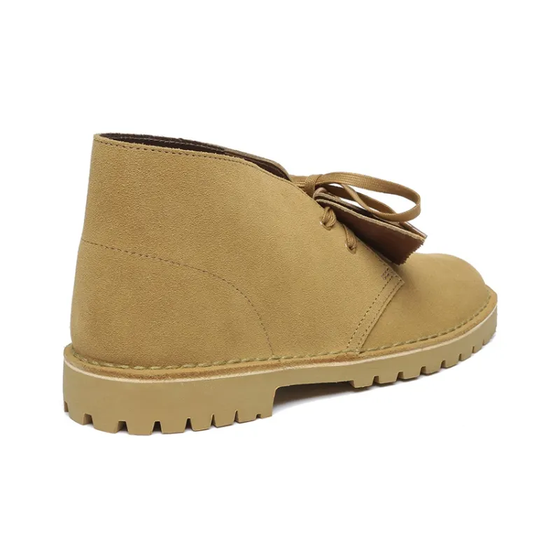 Clarks Desert Rock Ankle Length Outdoor Boots Men's Burnt Yellow-3