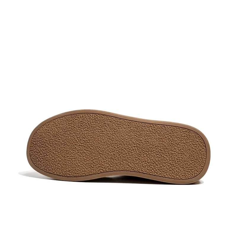 WEISHIBANGWEI Short Chelsea Boots Men's Brown-5
