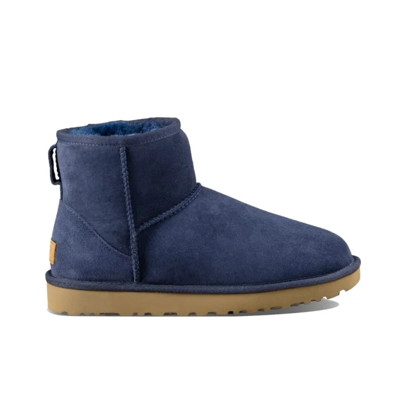 UGG Classic Mini Ii Boot Navy Blue Women's-1