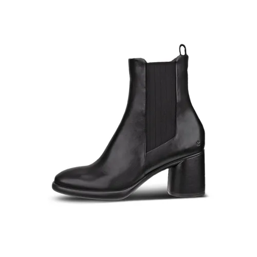 Ecco Short Chelsea Boots Women's Black