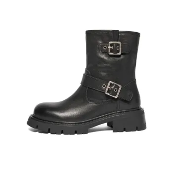 BELLE Ankle Boots 5CM Women's Black Brown