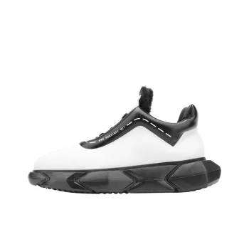 NORVINCY Snow Boots Unisex Black White