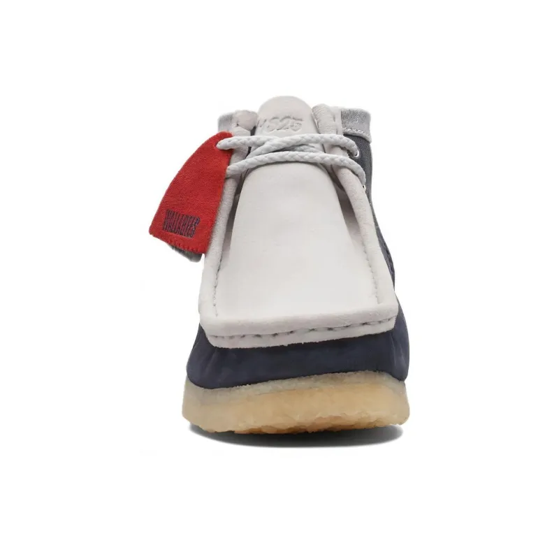 Clarks Originals Wallabee Boot Vcy Navy Grey-3