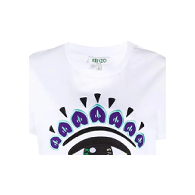 KENZO Short Sleeved Dresses Women's White-4