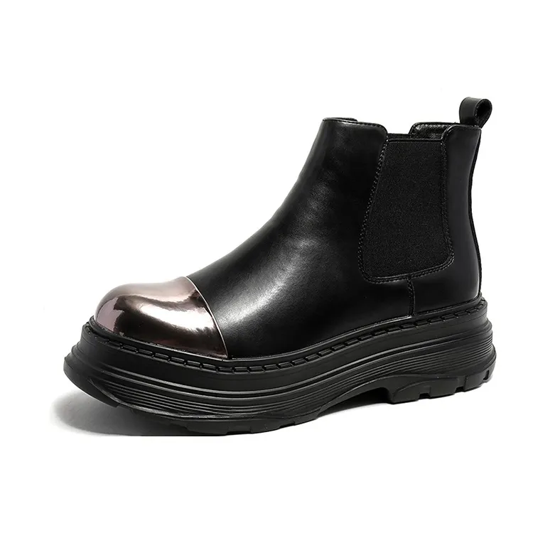 YEDANI Chelsea Boots Men's Black-1