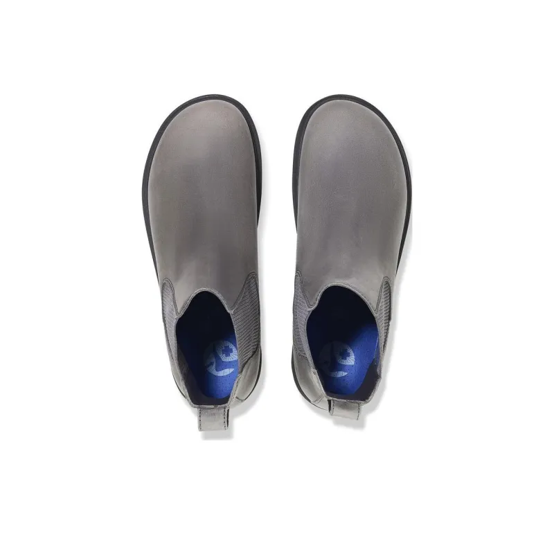 Birkenstock Highwood Slip On Mid Short Chelsea Boots Women's Gray Narrow Fit-4