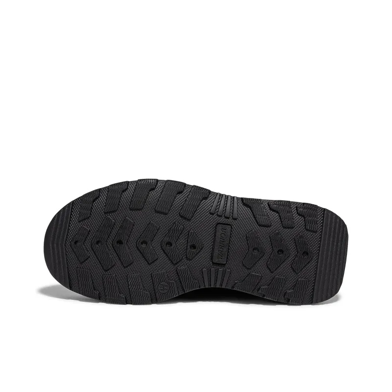 Warrior Warm Cushioning Height Increasing Short Snow Boots Men's Black-5