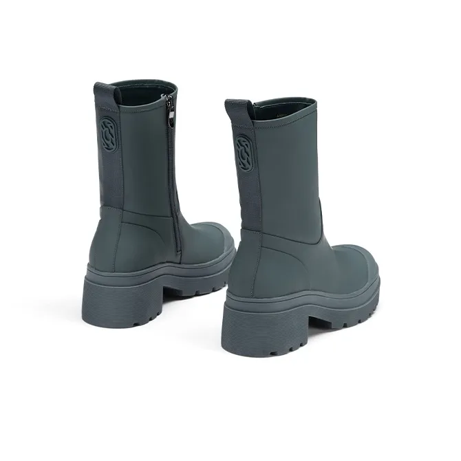 73Hours Holiday Park Ankle Boots 6.5cm Women's Blue-3