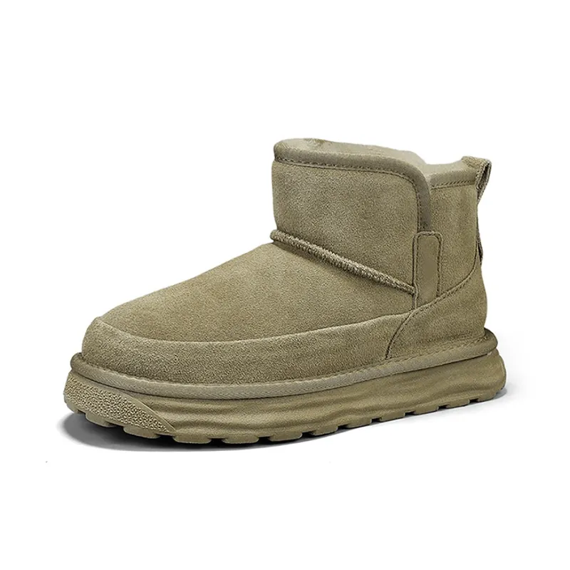 Bull Charm Abrasion Resistant Thermal Slip Resistant Cushioning Short Snow Boots Men's-13