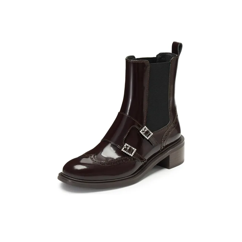 Staccato British Nocturne Short Chelsea Boots Women's-5