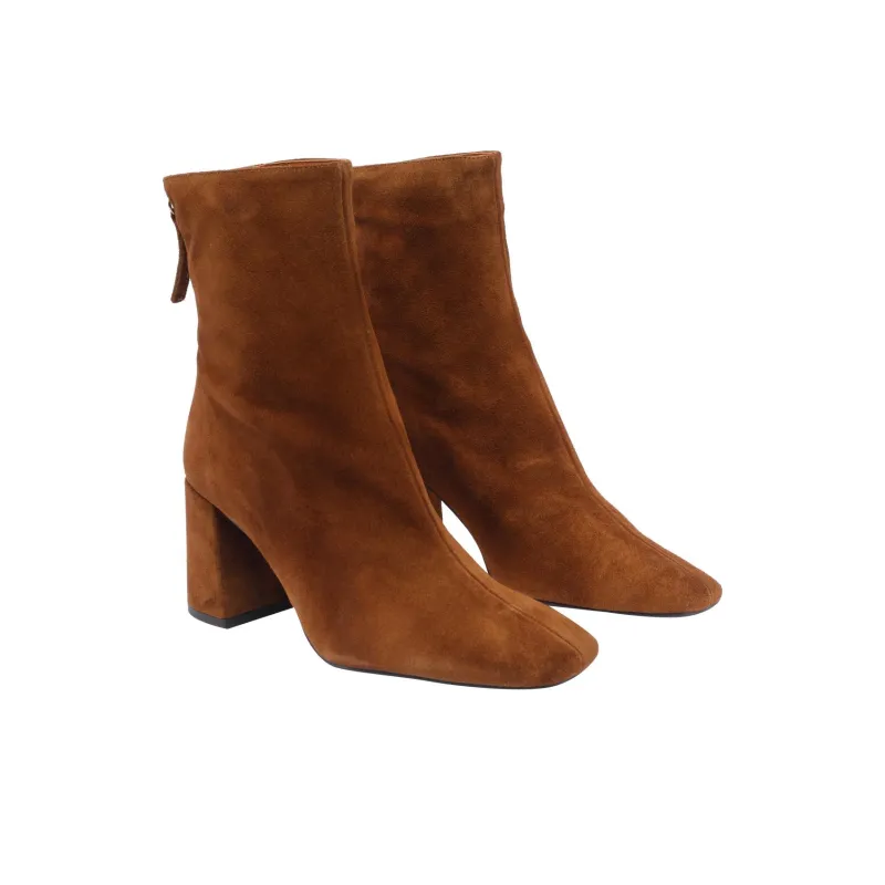ANGEL ALARCON Ankle Boots Women's Brown-1