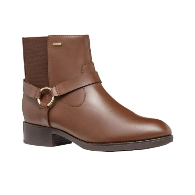 GEOX Felicity ABX Ankle Boots 3.5cm Women's Brown-1