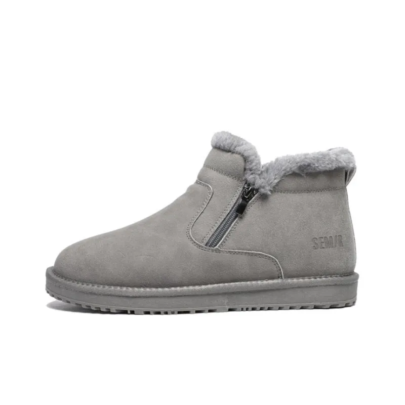 SEMIR Warm Slip-Resistant Short Snow Boots Men's-0