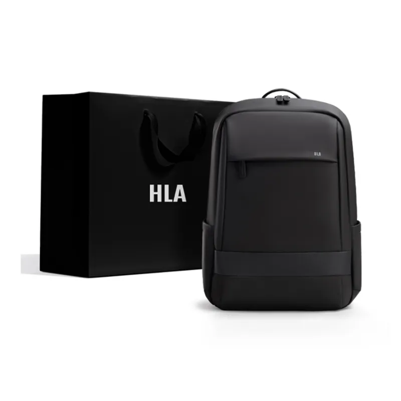 HLA Polyester Backpack Backpack Backpack Unisex Gray/Green/Black/Khaki-22