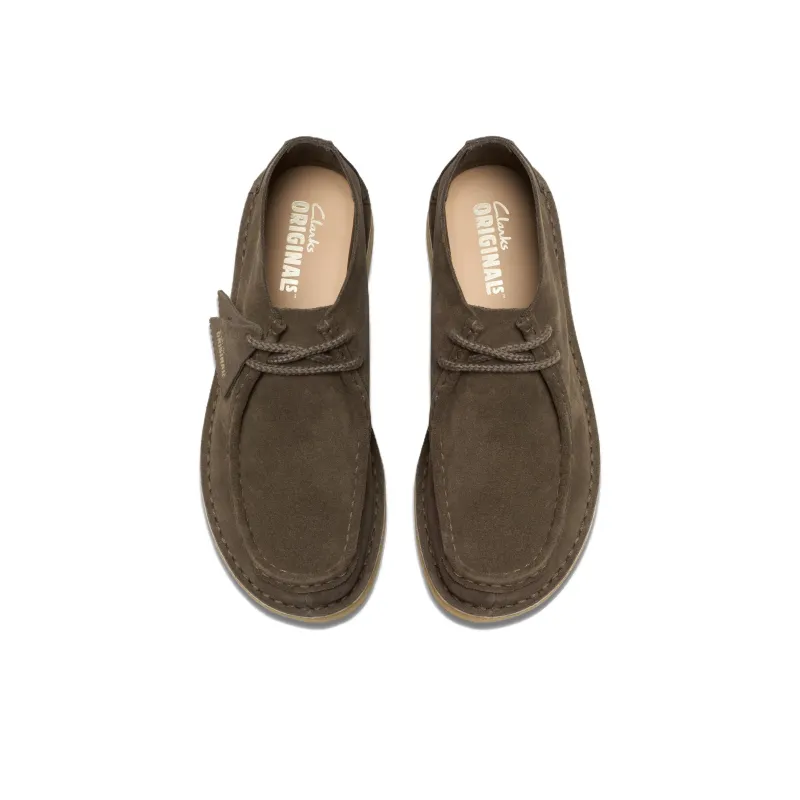 Clarks Desert Nomad Ankle Boots Men's Olive Green-3