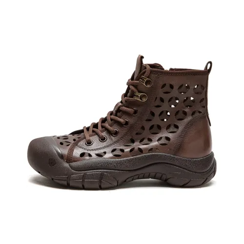 MATA Ankle Boots Women's Brown/Khaki