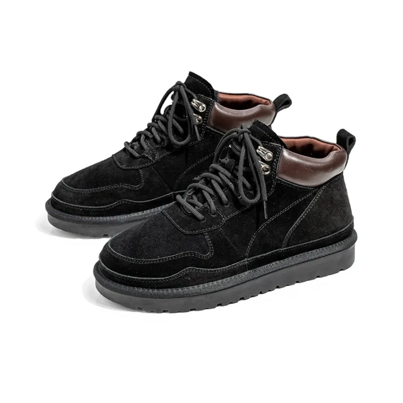 YEDANI Snow Boots Men Black/Gray/Brown-1