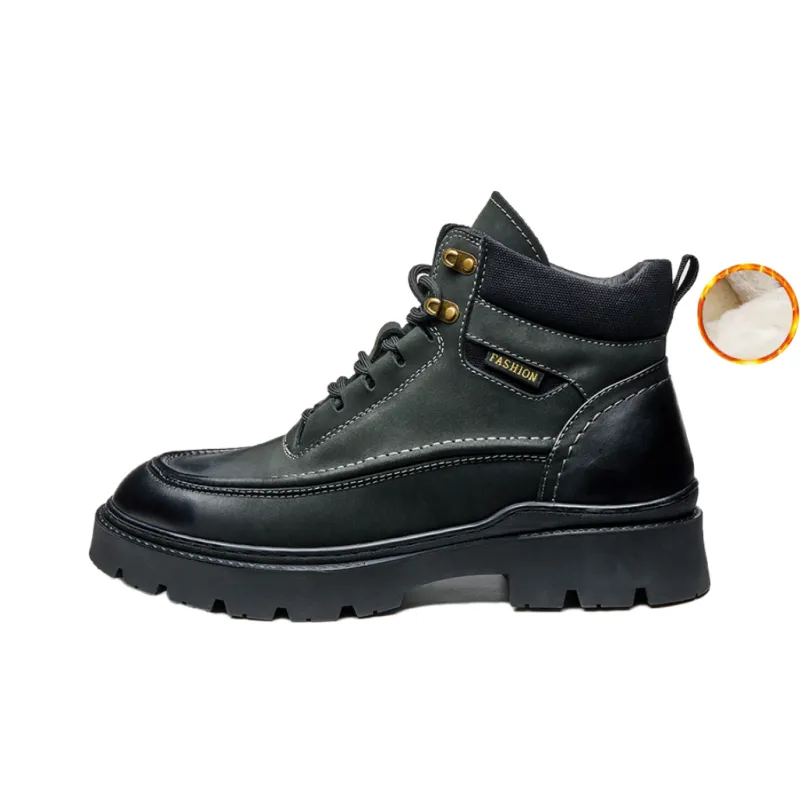 Brounvanm Short Outdoor Boots 4cm Men's-4