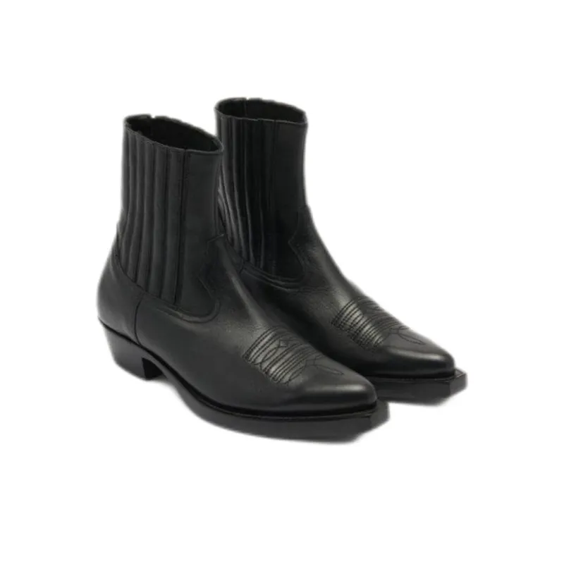 Sandro Ankle Boots Men Black-3