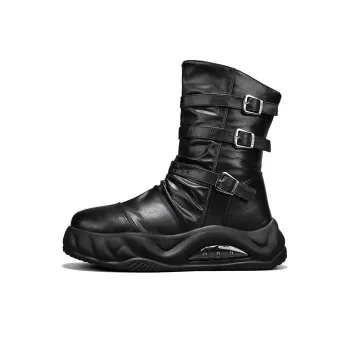 Bull Charm Ankle Boots Men's Black
