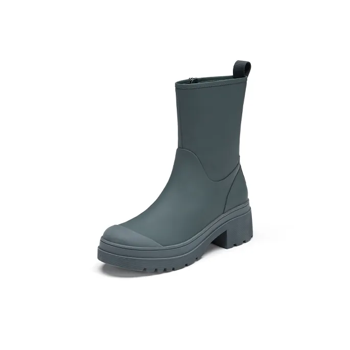 73Hours Holiday Park Ankle Boots 6.5cm Women's Blue-1