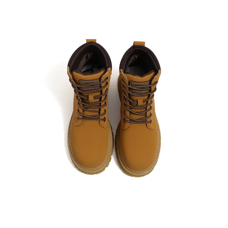 HUANQIU Martin Boots Women's Ginger Yellow-1